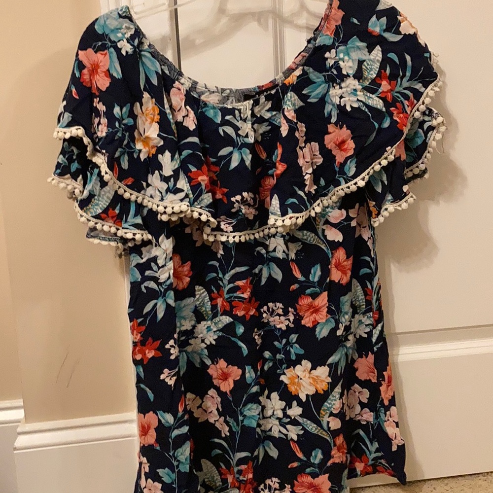 Tropical LuLu’s Tunic Shirt/Dress - Size Large